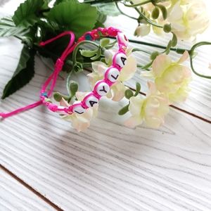 Hand made Adjustable Bracelet Personalized